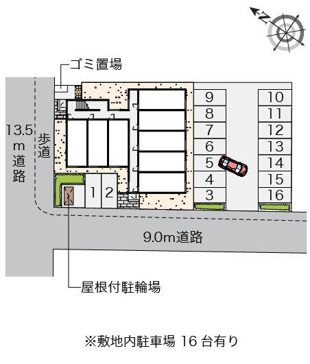 アストラル(29056)の駐車配置図