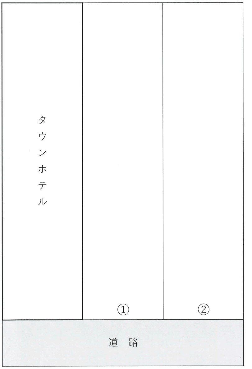 駐車場 順化1丁目の駐車配置図