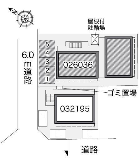 ブレッシング(26036)の駐車配置図
