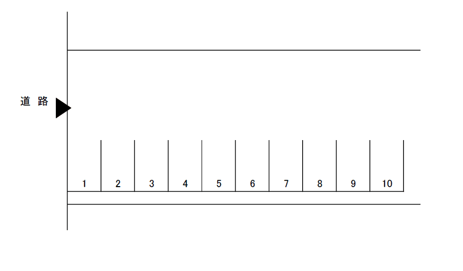 大坂駐車場の駐車配置図