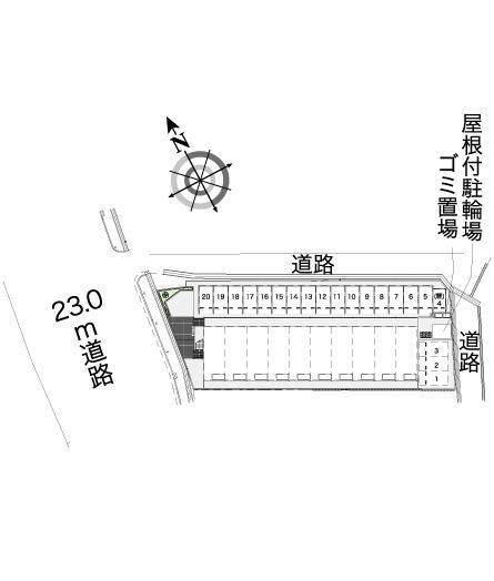 エポック21(43117)の駐車配置図