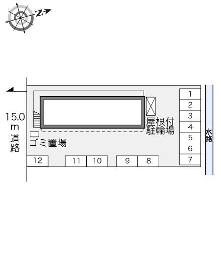 フラン(24629)の駐車配置図