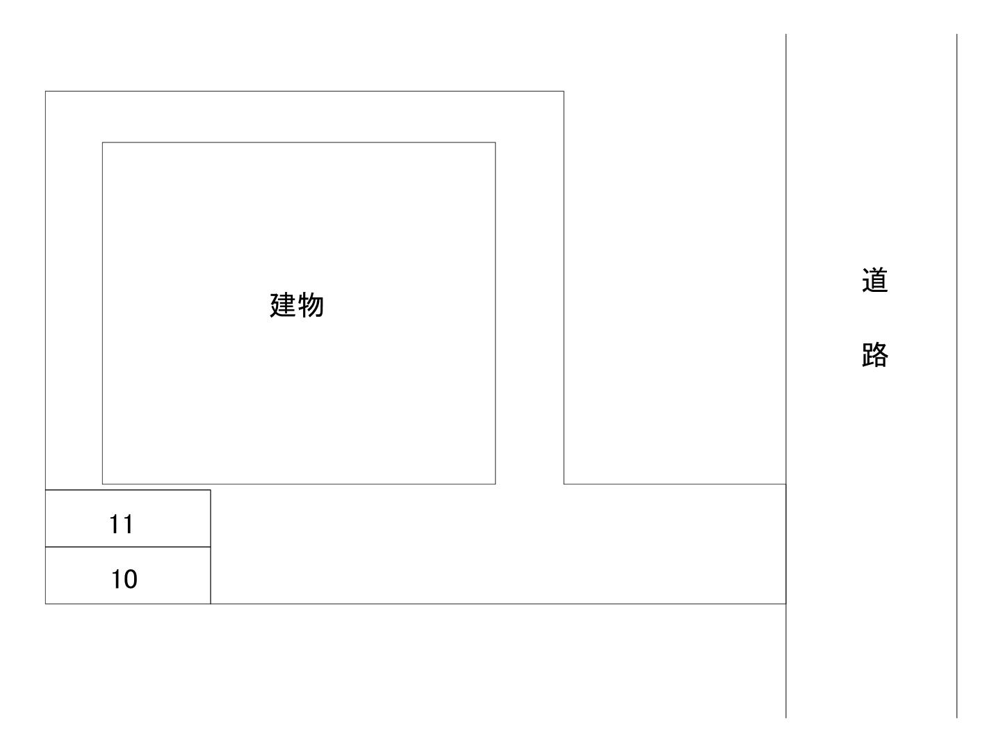 ロイヤルヒルズ上杉の駐車配置図