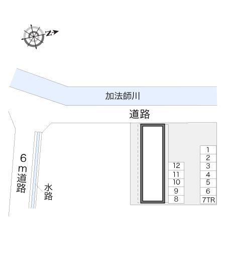 ヴァンベール(11274)の駐車配置図