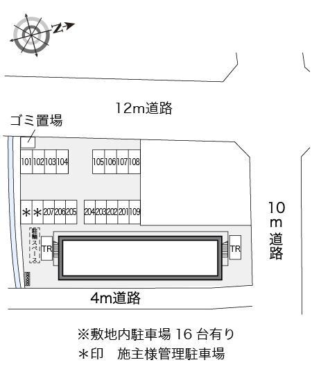 マキシム(12323)の駐車配置図