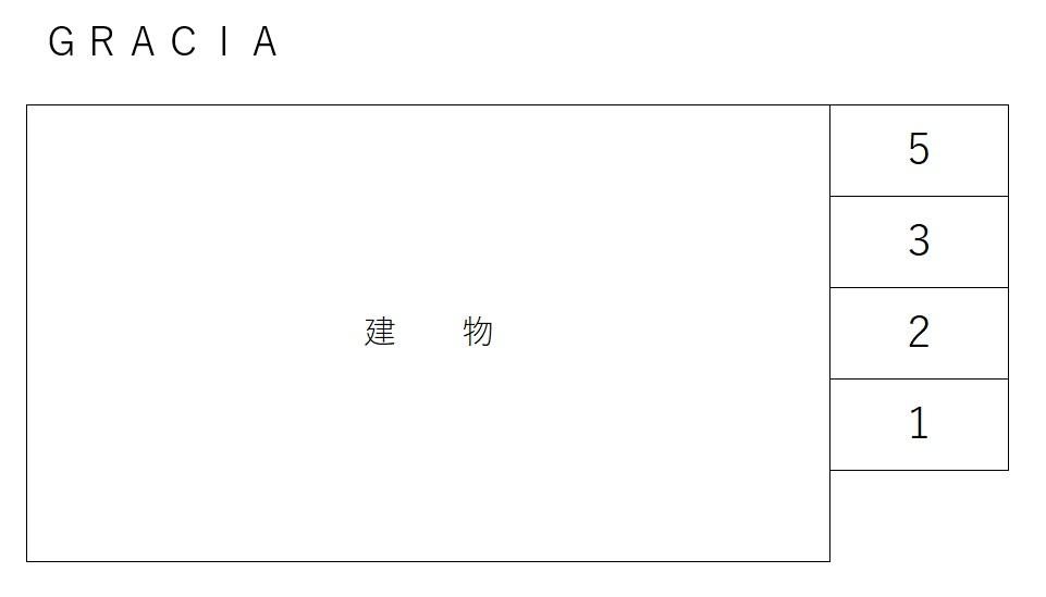 GRACIAの駐車配置図
