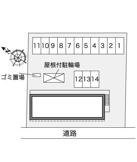 アクアラグナ(35940)の駐車配置図