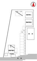 青柳ハイツの駐車場