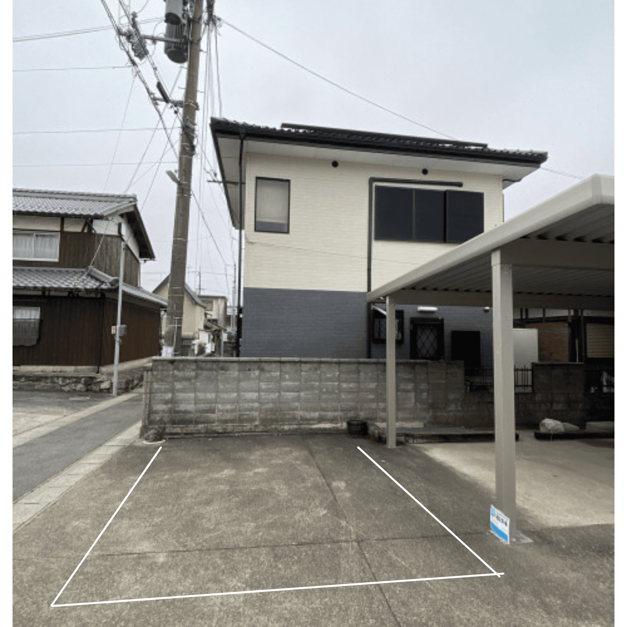 番頭ガレージの外観・駐車場イメージ1枚目