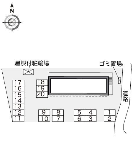 ナチュール(30708)の駐車配置図