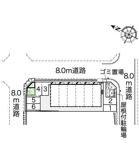 すみかわ(43830)の駐車配置図