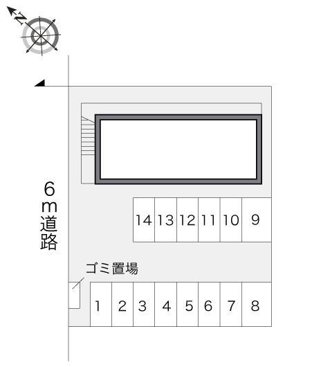トレジャーズ(12507)の駐車配置図