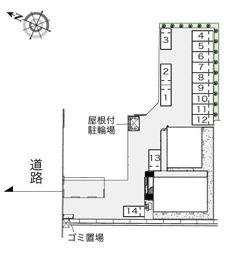 羽黒(42095)の駐車配置図