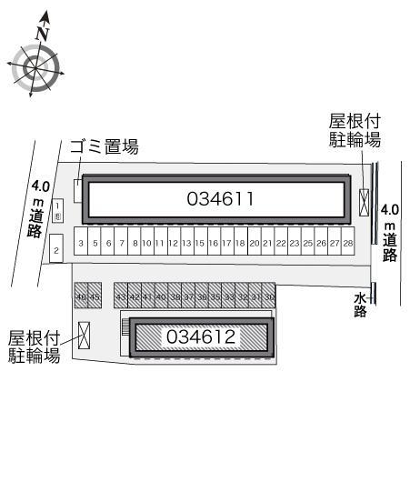 セカンド(34612)の駐車配置図