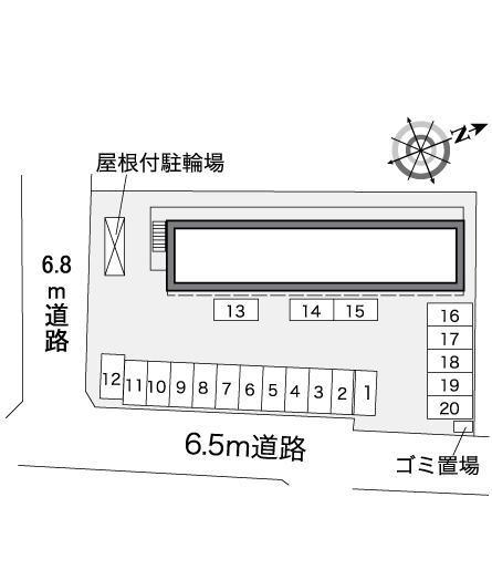ウェストヒル(37871)の駐車配置図
