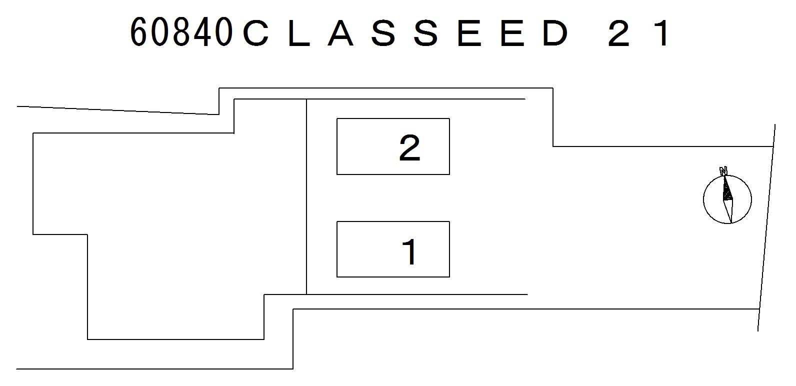 CLASSEED 21の駐車配置図