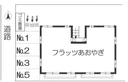フラッツあおやぎ駐車場の駐車場