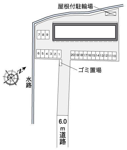 SAKAEⅡ(38461)の駐車配置図