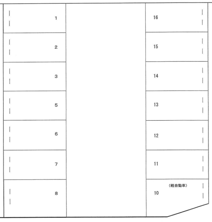 261の駐車配置図