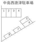 中島西唐津駐車場の駐車場