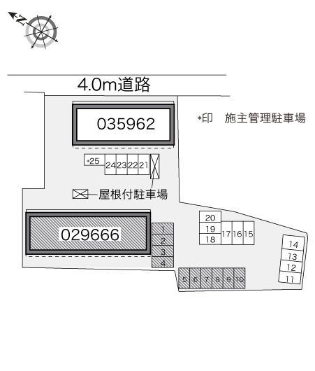 堂ノ前 KOKO(29666)の駐車配置図