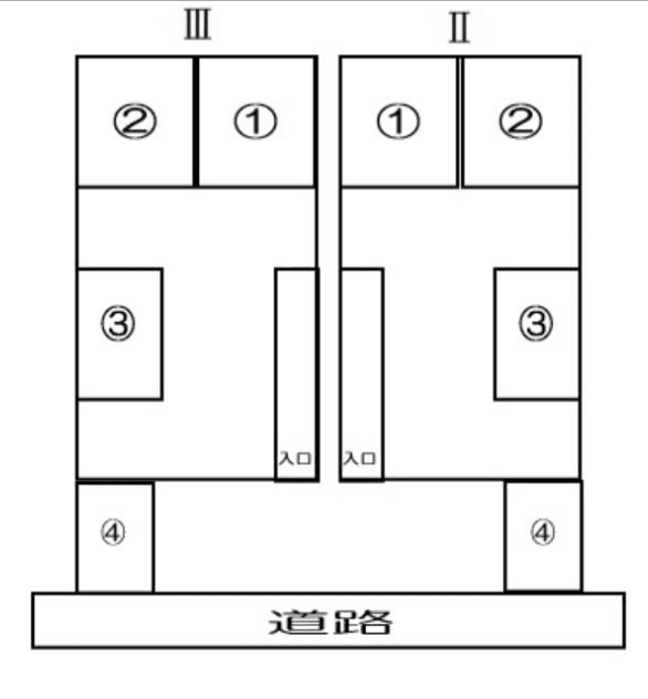 グランステージ円山公園Ⅱの駐車配置図