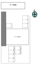 アーサ長浜の駐車場