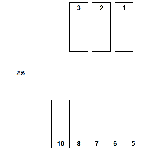 No.88の駐車配置図
