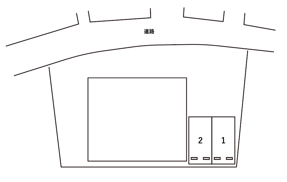アンプルール K・Y・K駐車場の駐車配置図