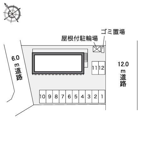 桜花(40904)の駐車配置図