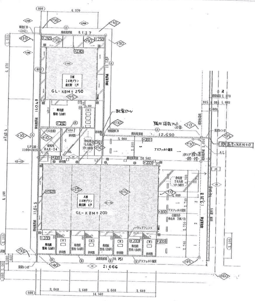 DUPLEX 国王508Aの駐車配置図