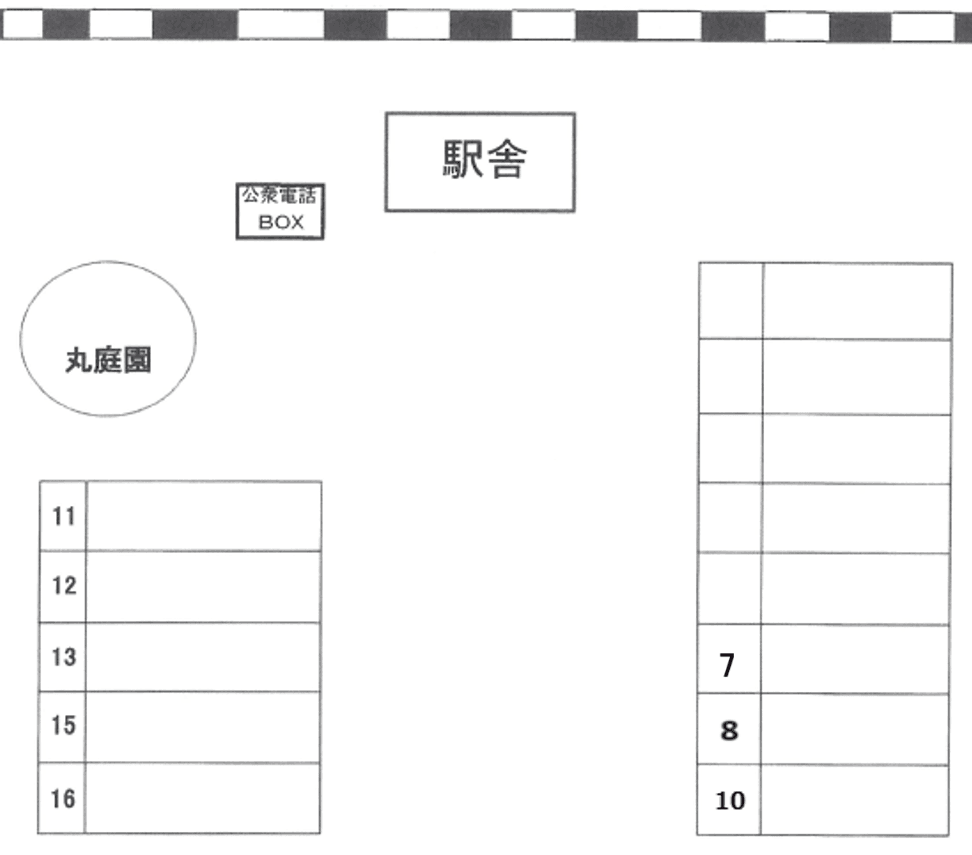 ラクピーライト上川口駅の駐車配置図