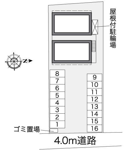 宇茂佐(39765)の駐車配置図