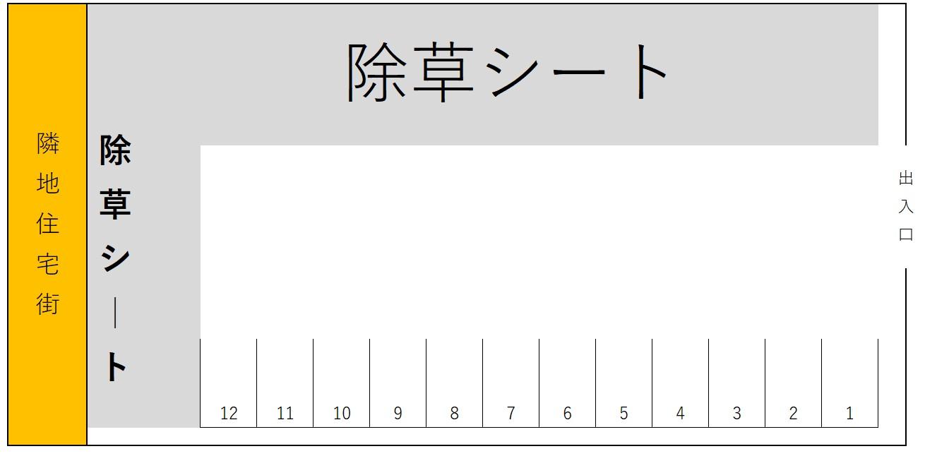 戸田下ノ町駐車場の駐車配置図
