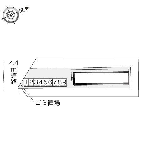 繁田(17512)の駐車配置図