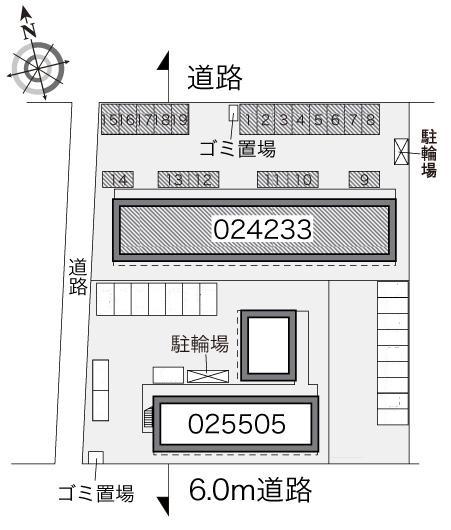 カメリアひたち野Ⅰ(24233)の駐車配置図