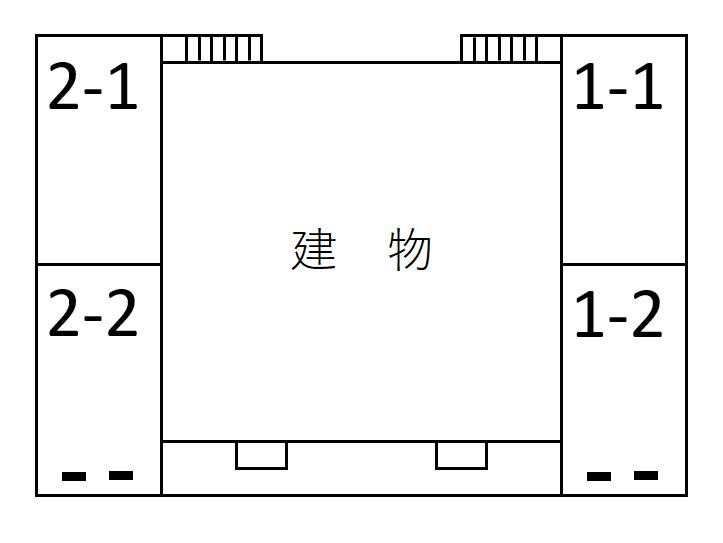 80045フェリーチェの駐車配置図