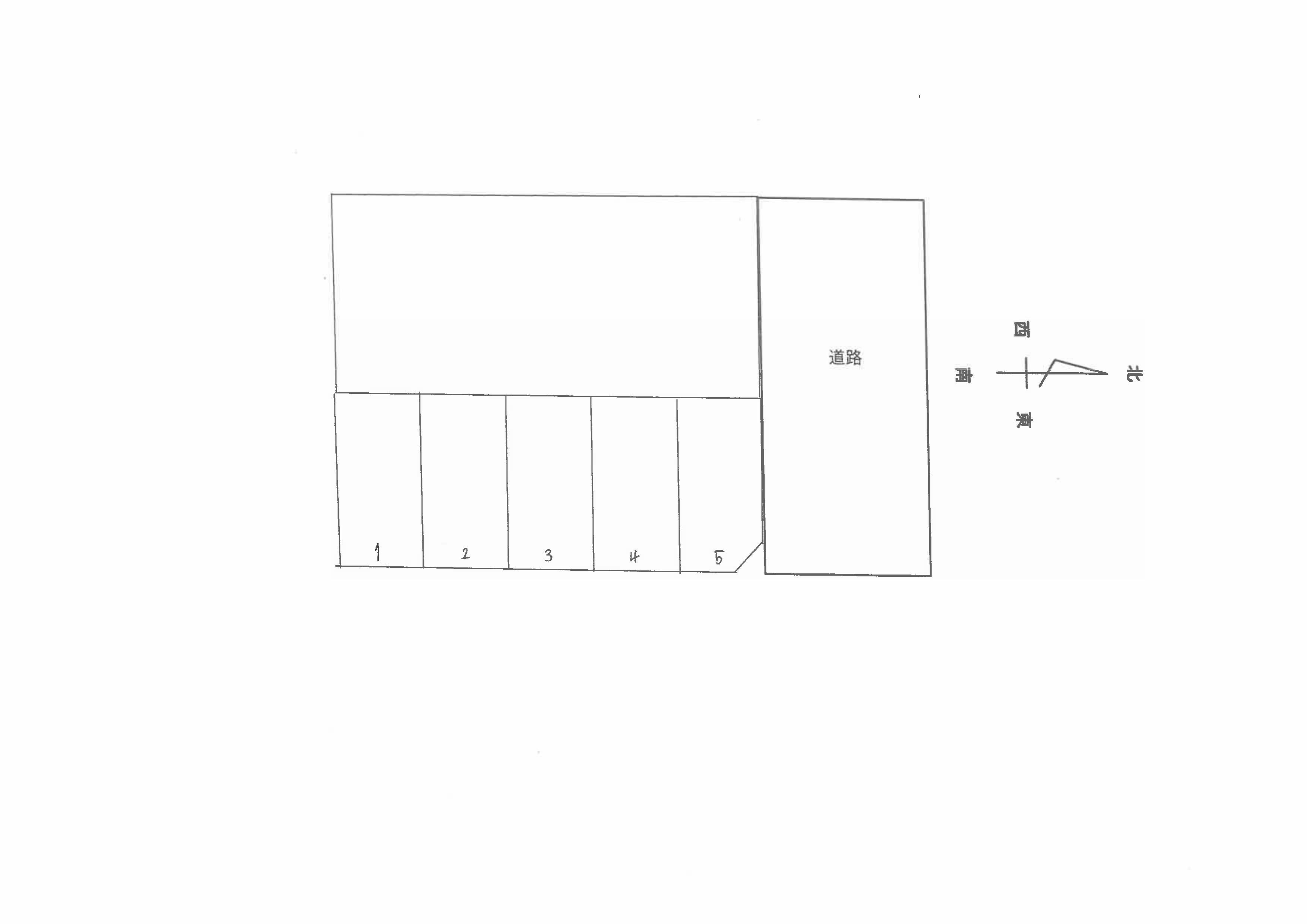 クリーク鳳の駐車配置図