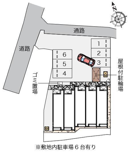 クレイノフェリス(59101)の駐車配置図