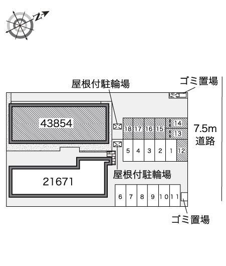 ウィズユー(43854)の駐車配置図