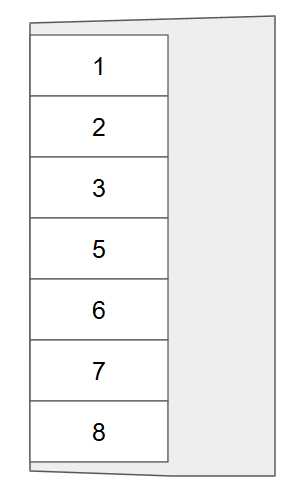 G駐車場の駐車配置図