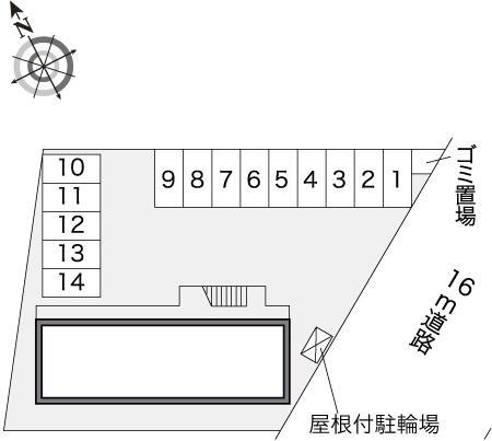 カモミール(12966)の駐車配置図