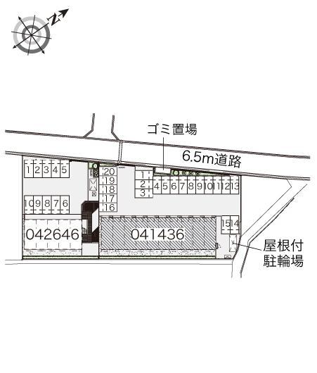 ピア(41436)の駐車配置図