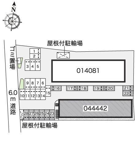 ほしやⅡ(44442)の駐車配置図