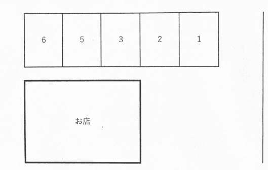 ミモザ第2パーキングの駐車配置図