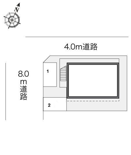 エスポワールⅢ(18036)の駐車配置図