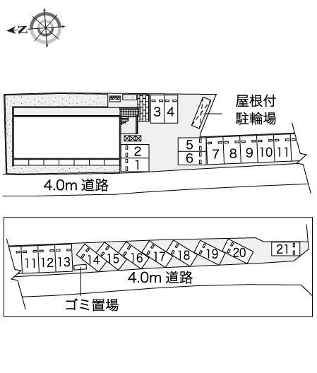 本宮インター(45878)の駐車配置図