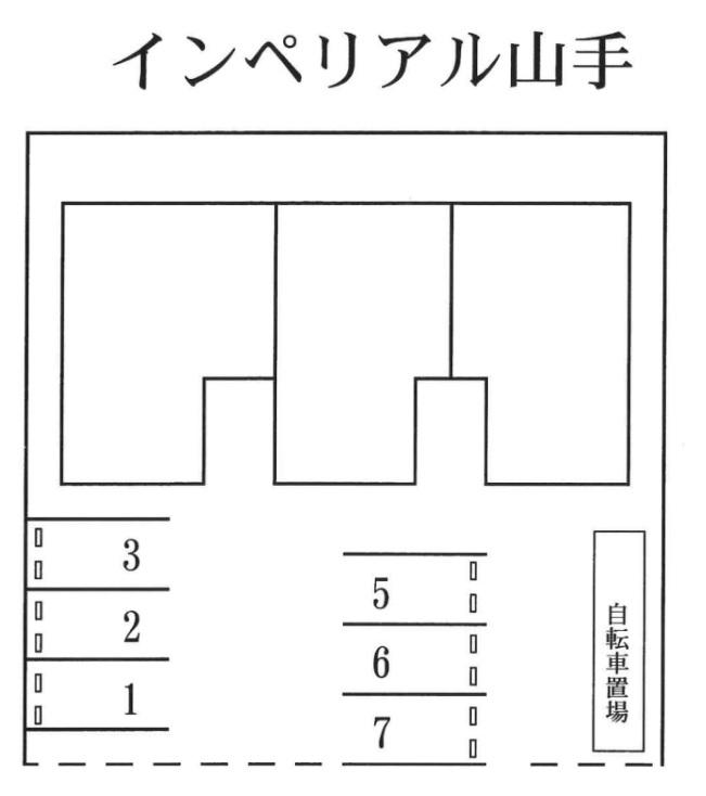インペリアル山手の駐車配置図