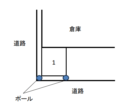 YYパーキングの駐車配置図