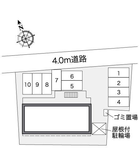 フォレスト(39293)の駐車配置図
